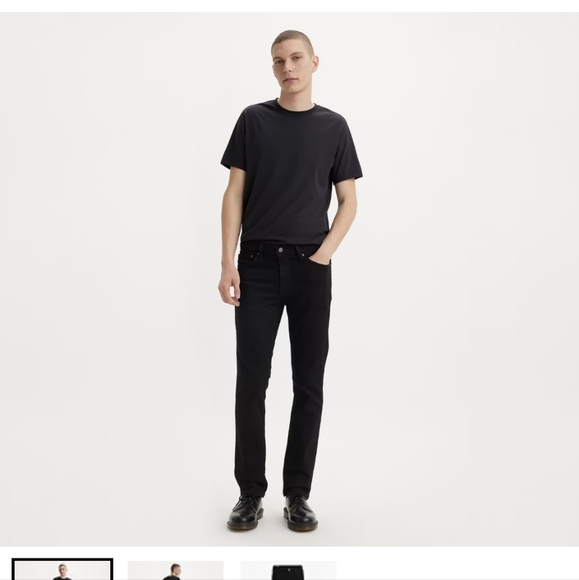 Levi's Premium Black Denim 511s W 32 L 34 - Picture 8 of 10